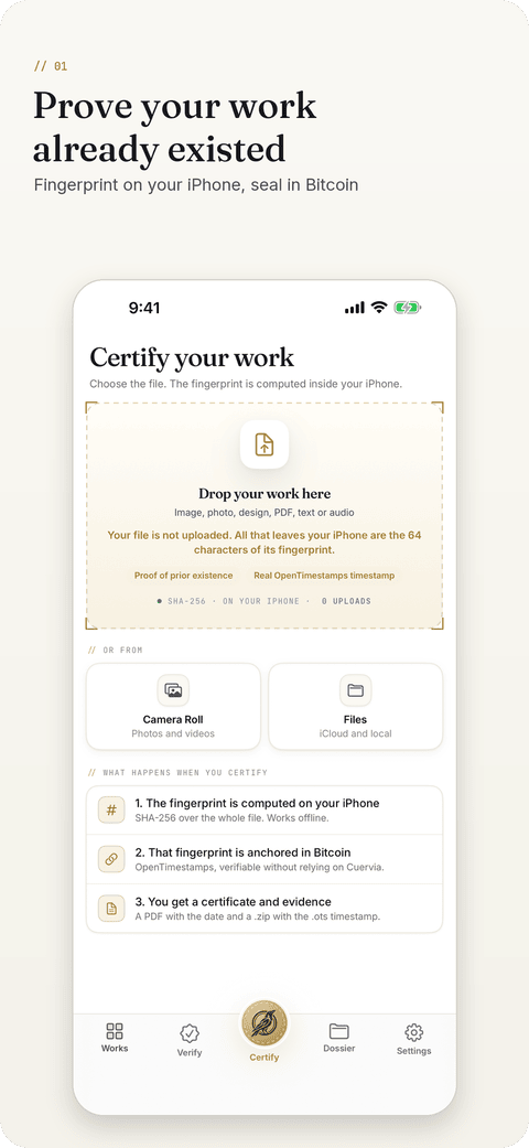 Cuervia app screen from its App Store listing, shown on an iPhone