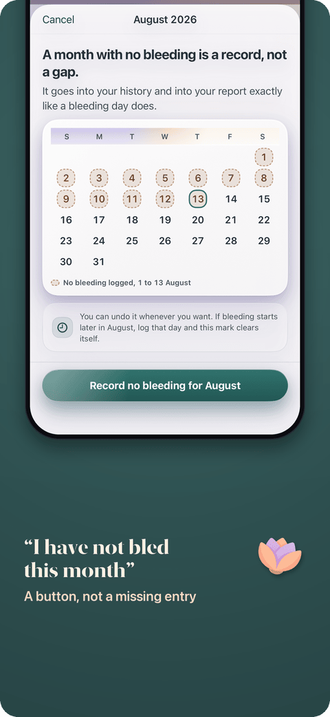 Meridian app screen from its App Store listing, shown on an iPhone