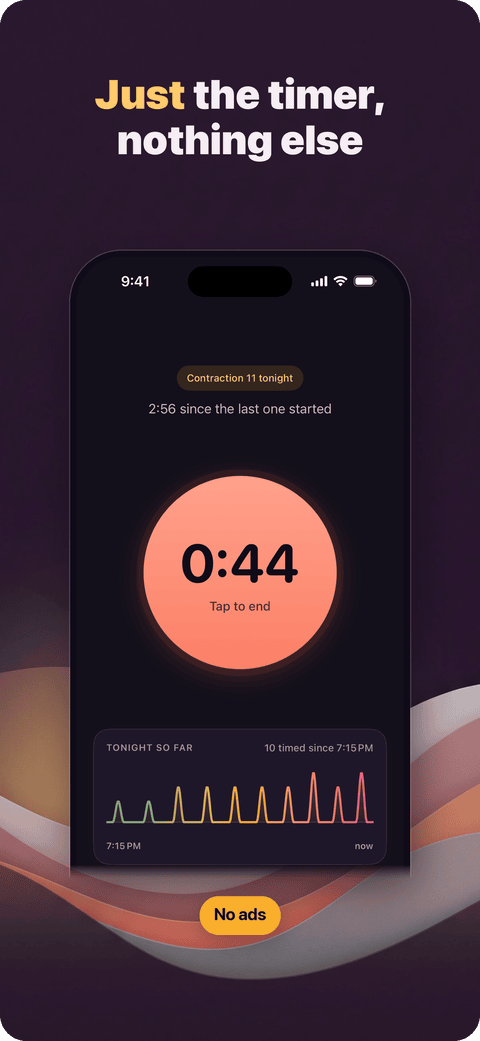 Wavesong app screen from its App Store listing, shown on an iPhone